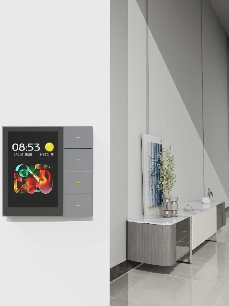 Tuya F3-Pro ZigBee стенен смарт панел с тъч екран