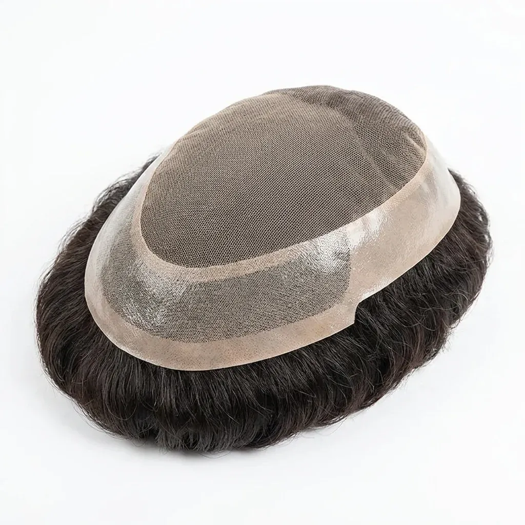 Мъжка система за коса от естествена коса