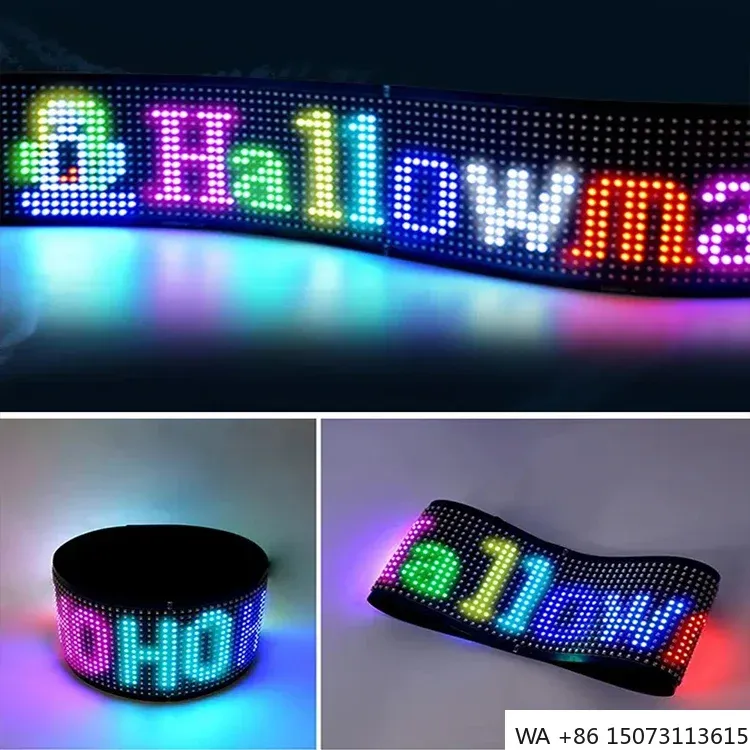 Гъвкав LED автомобилен знак с IP65 защита и POE захранване