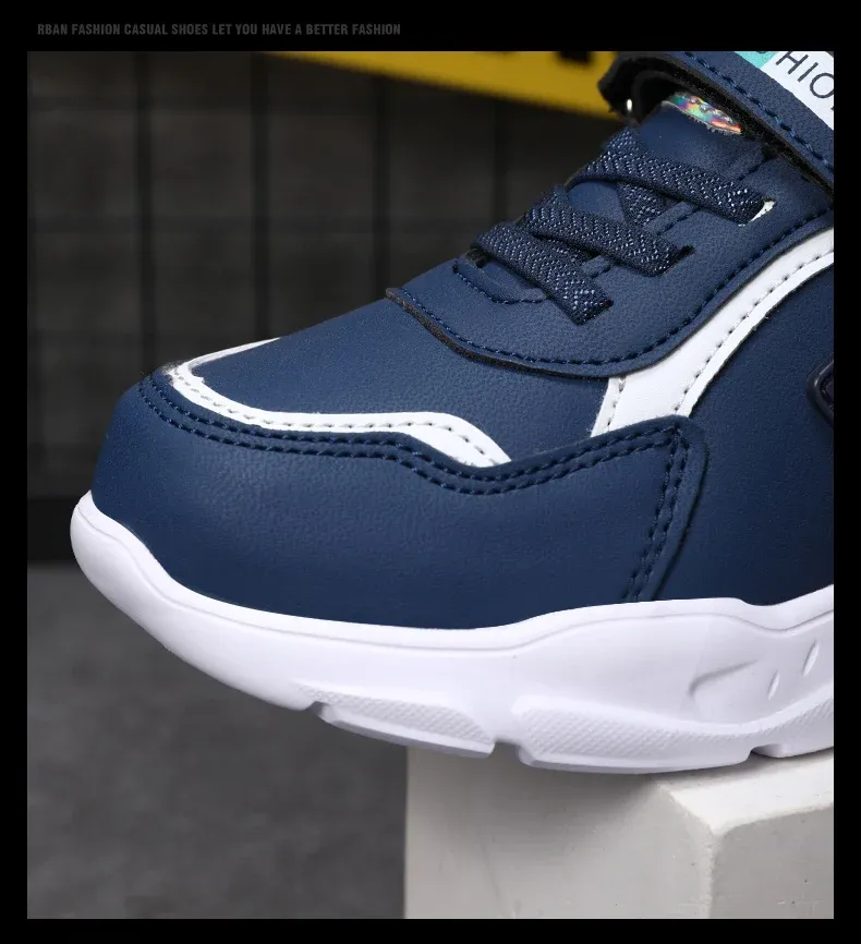 Леки детски мрежести спортни обувки с велкро