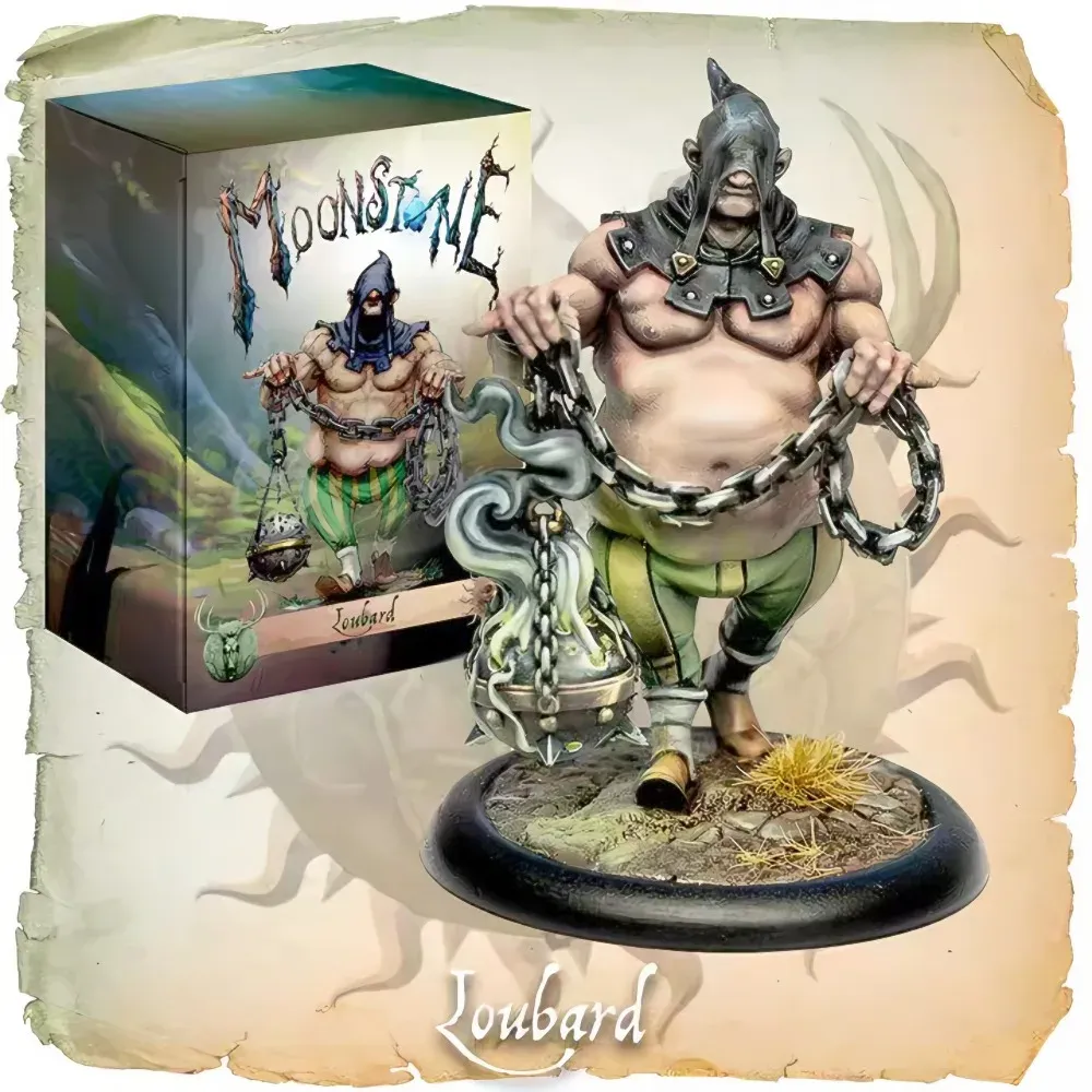 Миниатюрна смолна фигура MoonStone Loubard за сглобяване