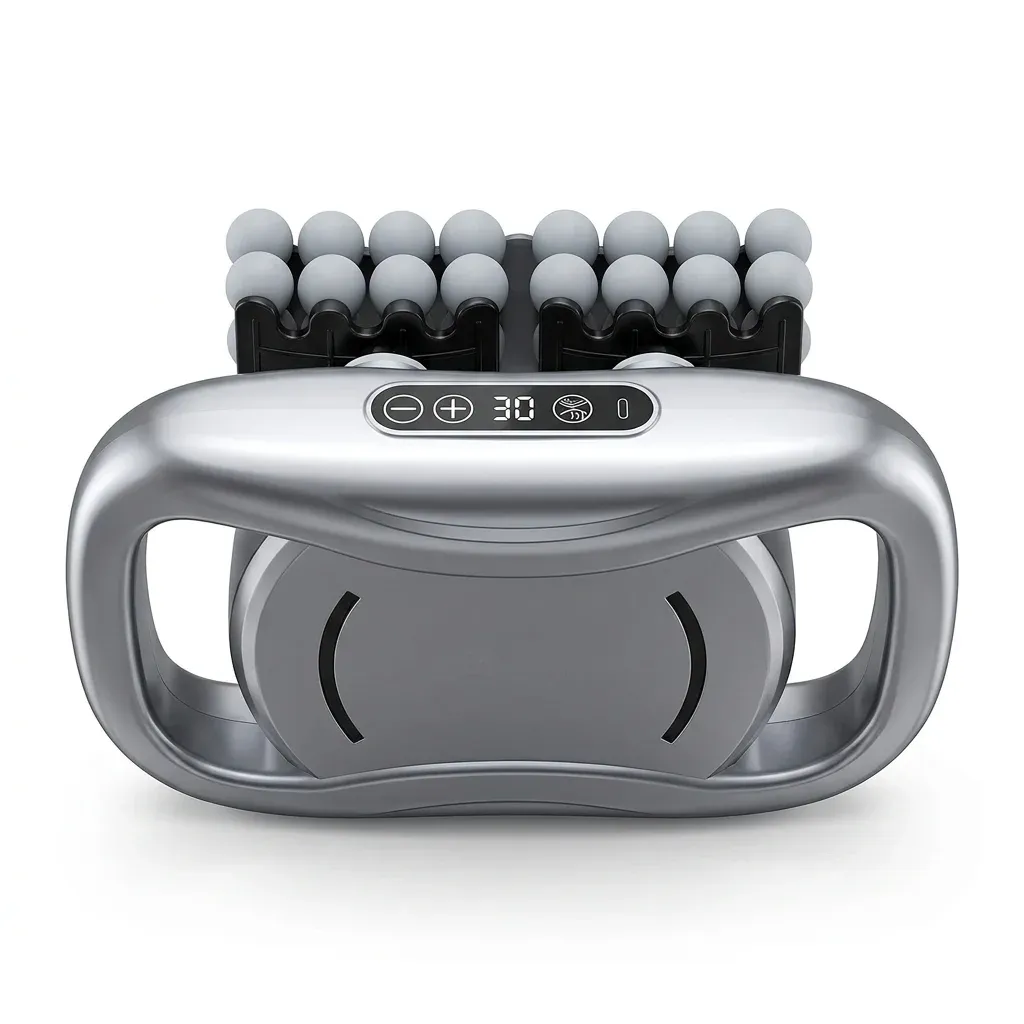 Портативен масажен пистолет с 42 накрайника