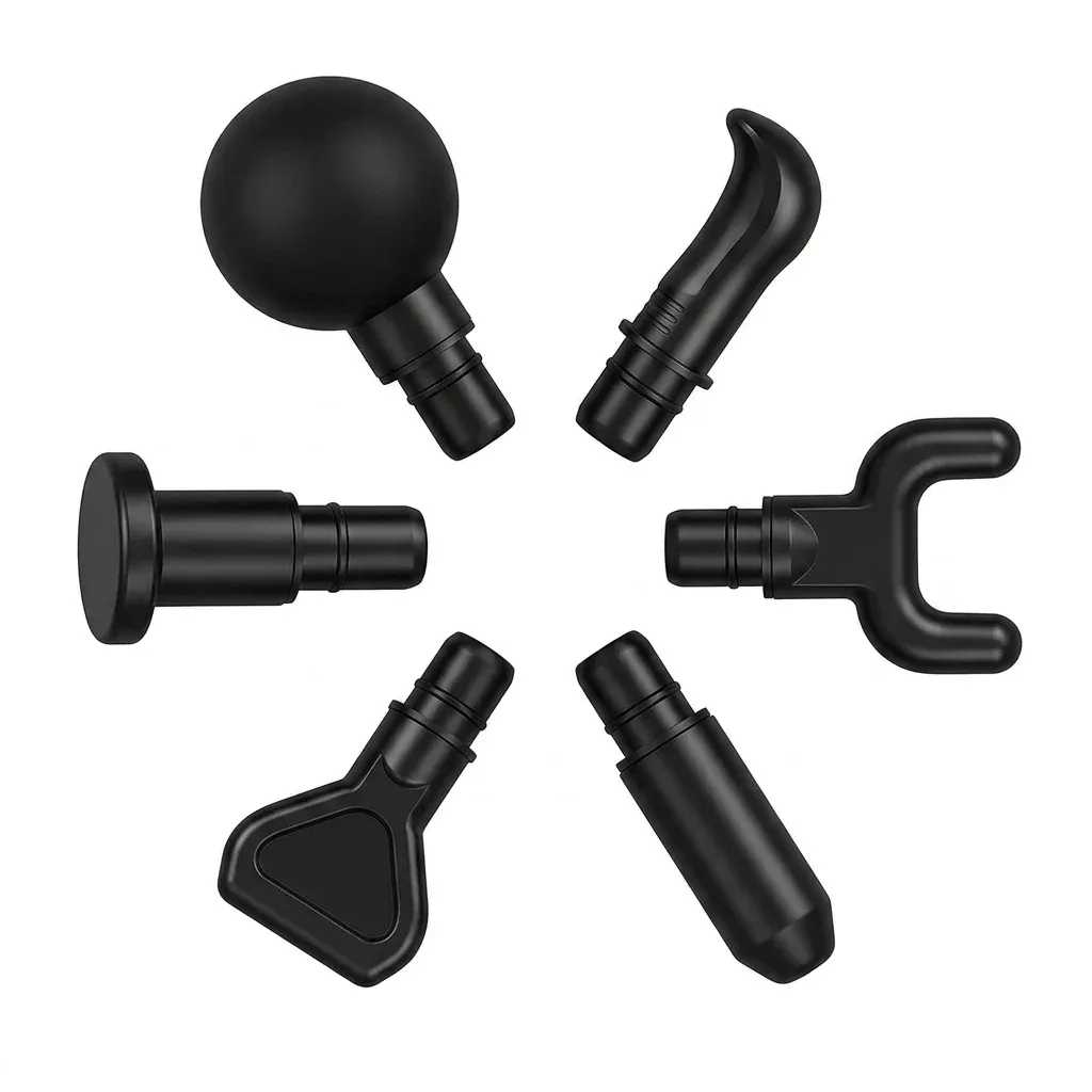 Комплект черни накрайници за масажор