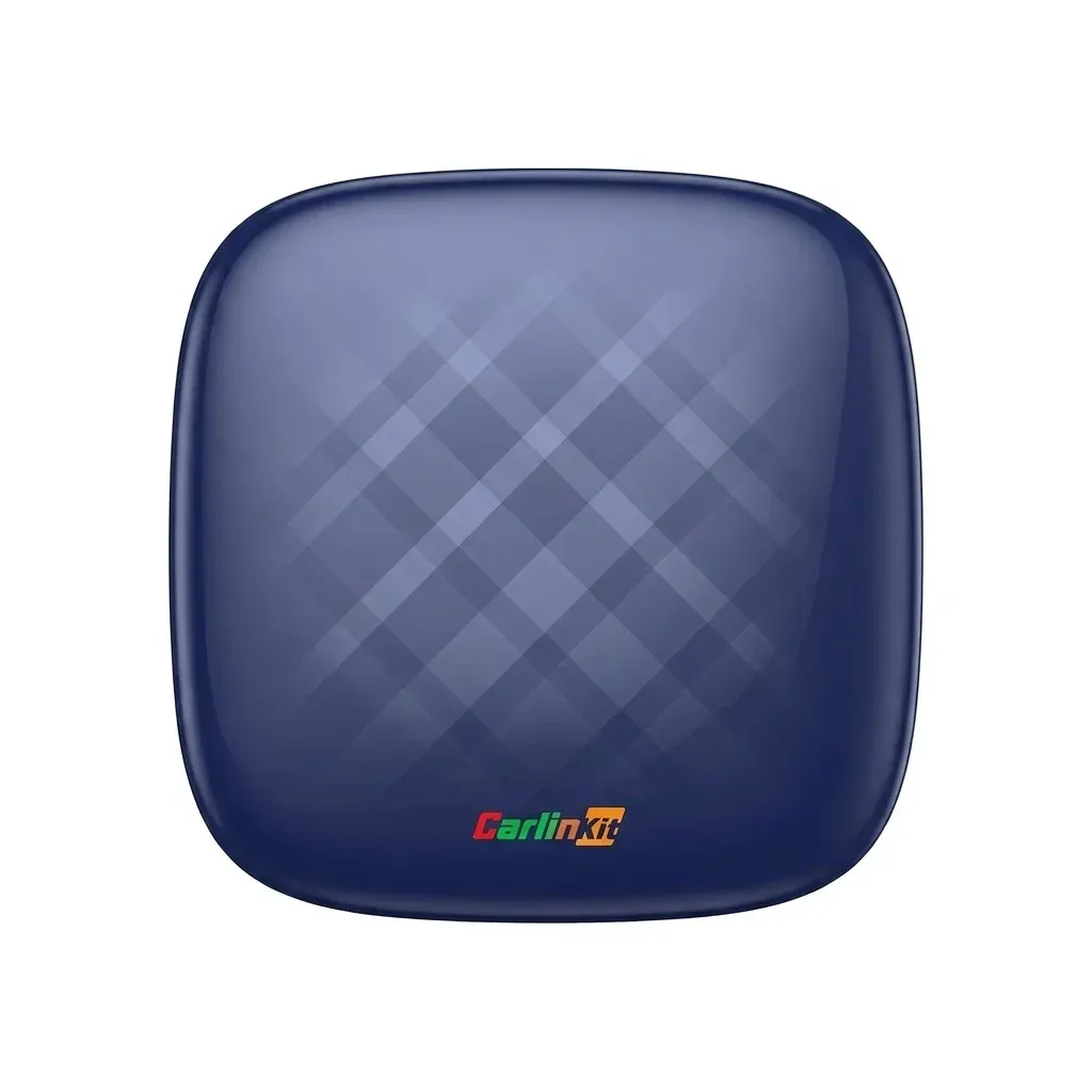 קופסת CarlinKit כחולה ל-CarPlay אלחוטי