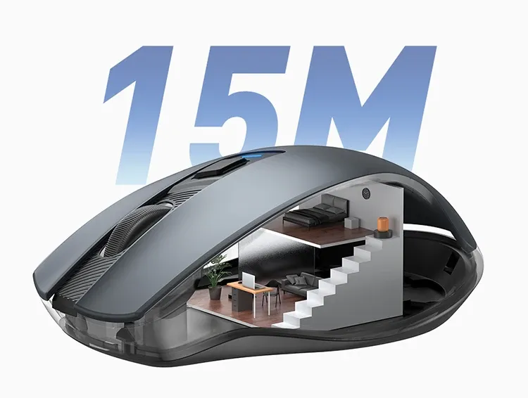 Безшумна безжична мишка UGREEN MU006 с Bluetooth и 4000 DPI