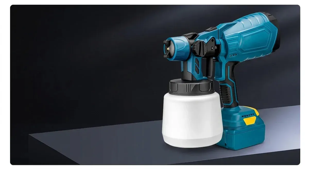 Акумулаторен HVLP пистолет Gisam 1000 мл