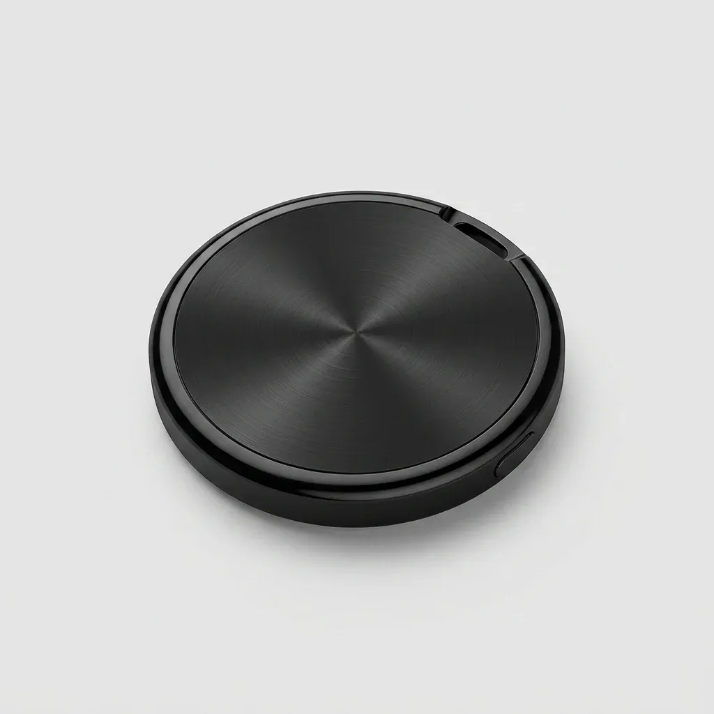 Bluetooth тракер за Android черен кръгъл