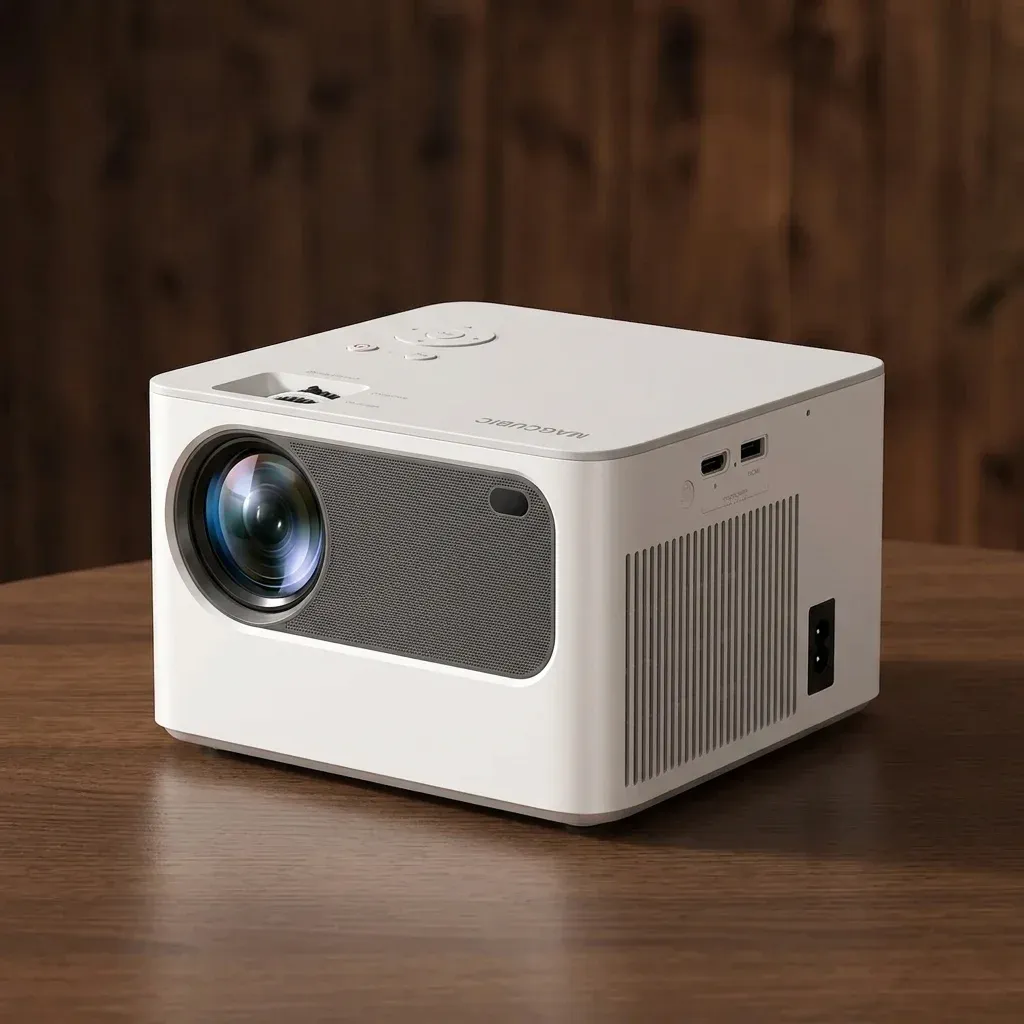 Проектор Magcubic HY350Max на бял фон