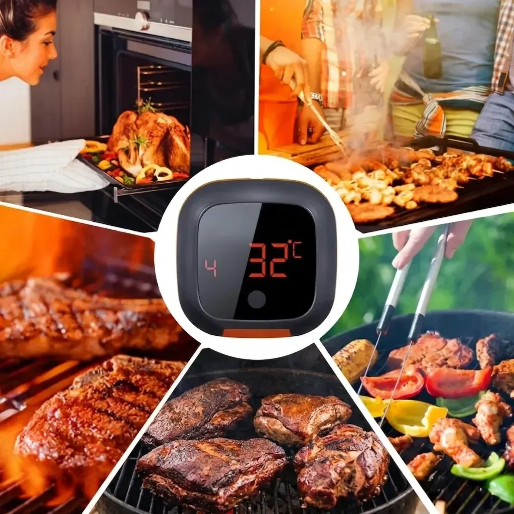 Безжичен BBQ термометър INKBIRD с 4 сонди