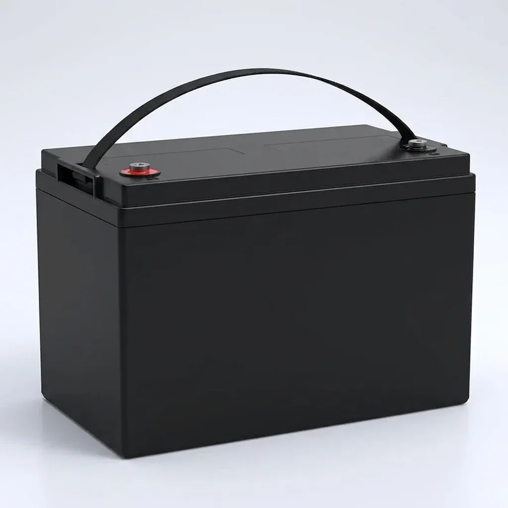 Черна EASUN LiFePO4 батерия за солар