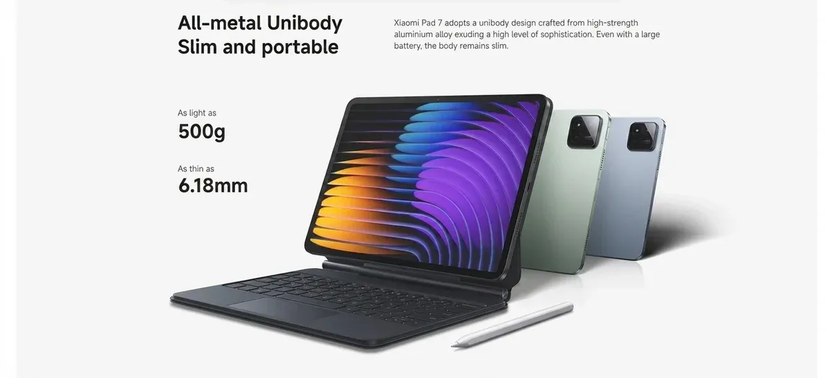 Таблет Xiaomi Pad 7 с клавиатура