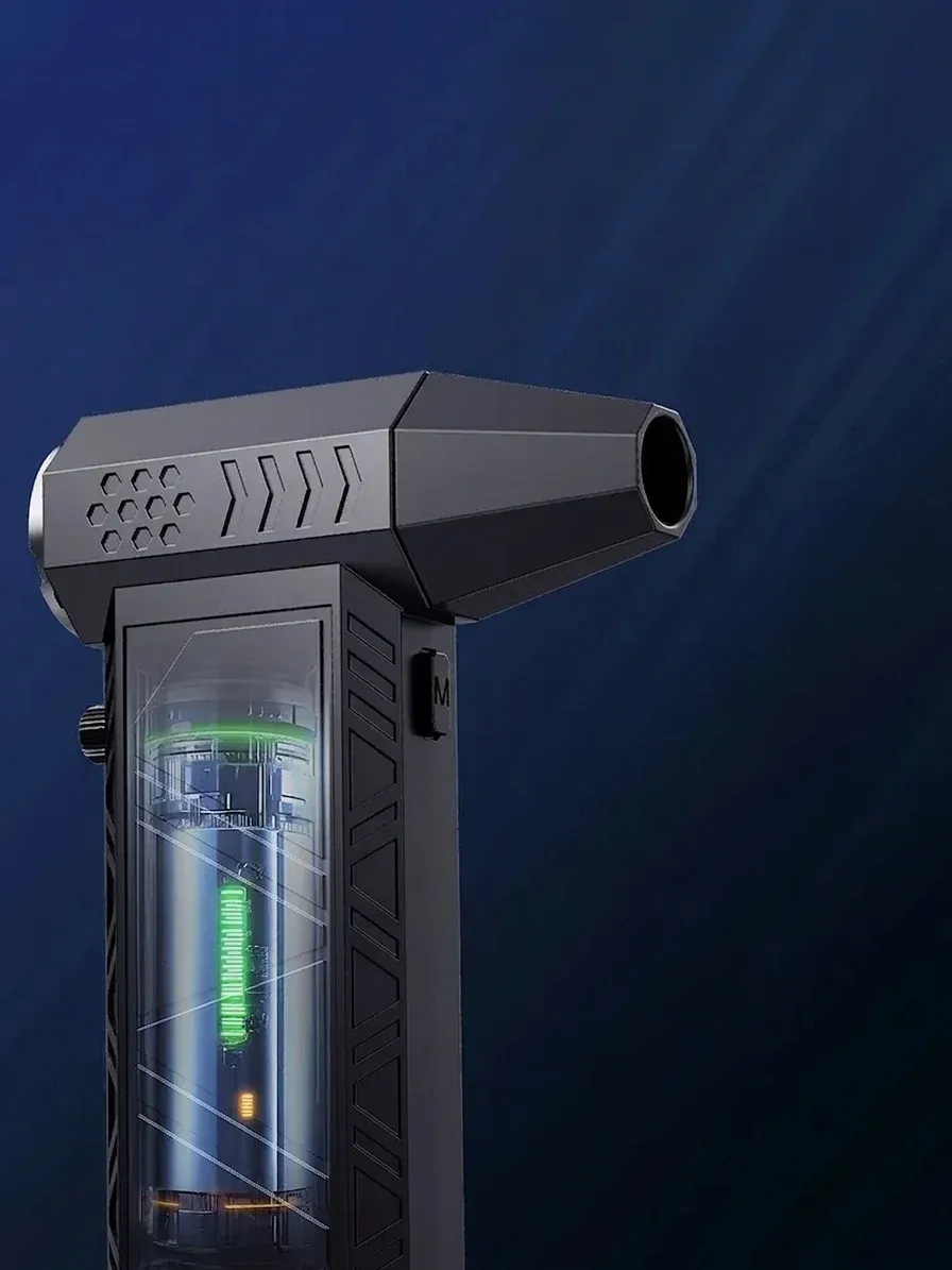 Компактен черен турбо духач X9