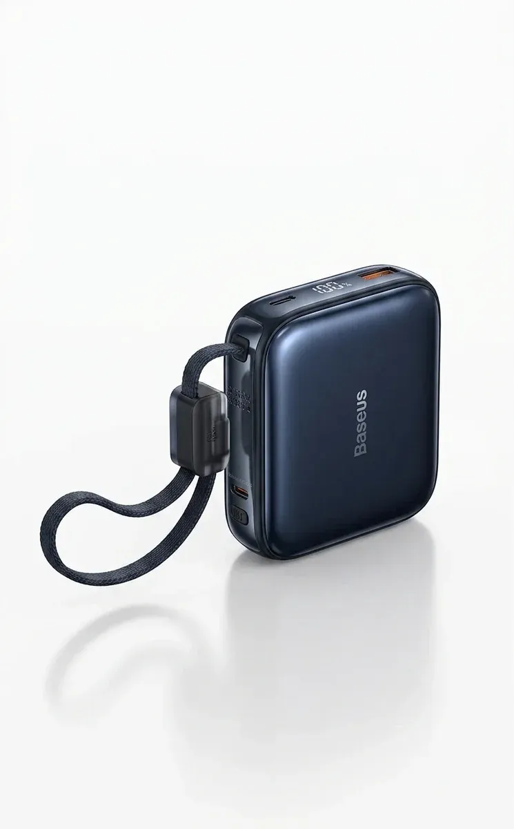 Baseus мини външна батерия с USB-C кабел
