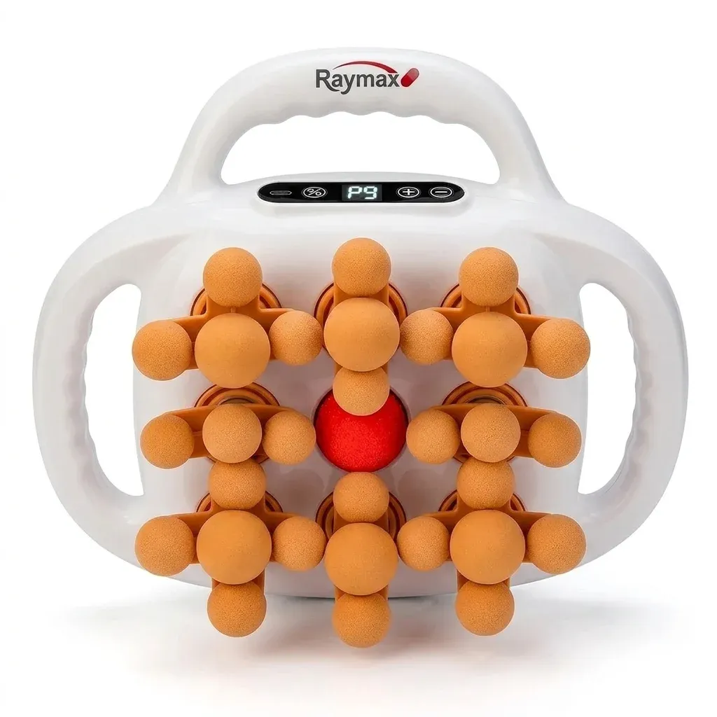Електрически масажен пистолет Raymax с 22 накрайника