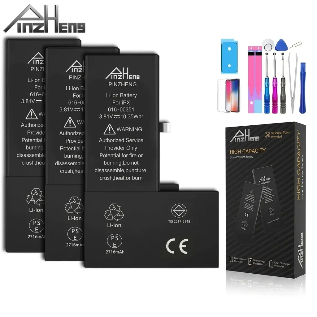 Съвместима батерия PINZHENG за iPhone X–13