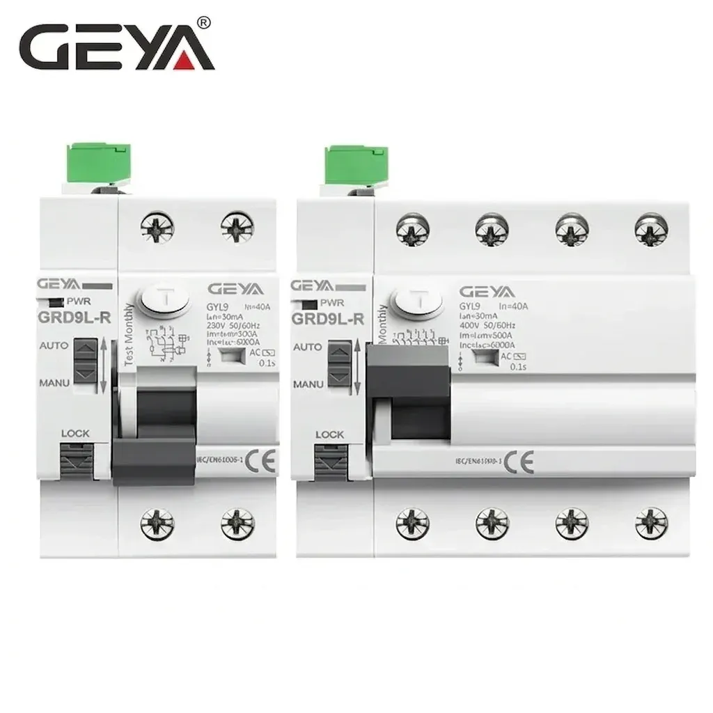 Автоматичен RCD прекъсвач GEYA отпред