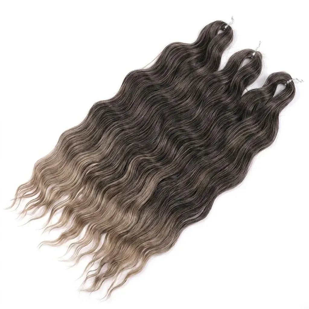 Омбре къдрици за плитки 24 инча