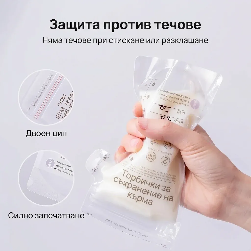 NCVI торбички за кърма 200 мл