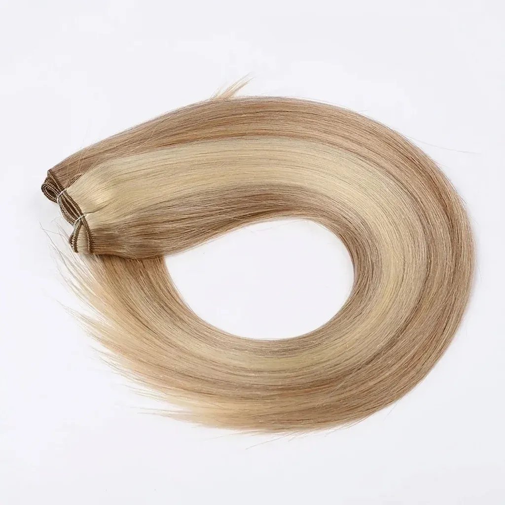 Бразилски прави Remy кичури русо и кафяво